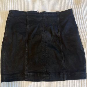 Free people stretch mini skirt - black size 10